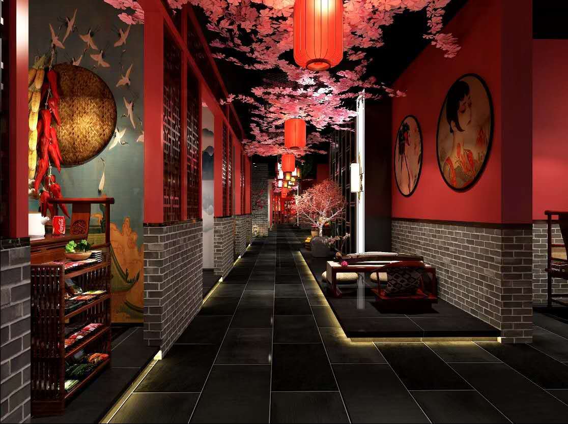 重庆火锅店装修设计效果图 火锅店设计案例-搜狐大视野-搜狐新闻
