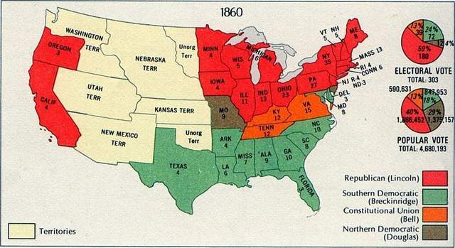 从盘点的25张地图中,讲述整个美国的历史
