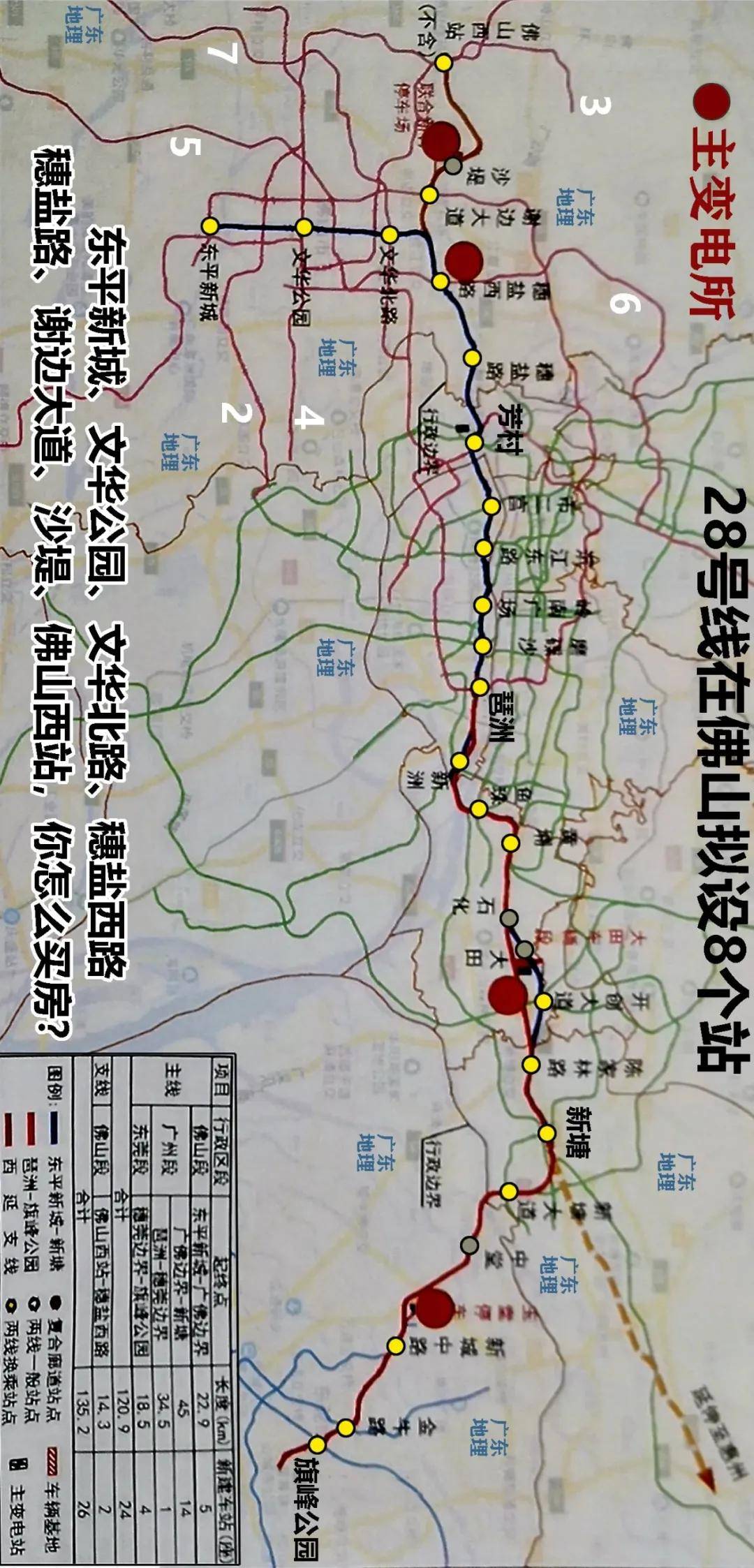 地铁28号线增城段疑设3站?分别在陈家林,新塘tod,新塘大道?