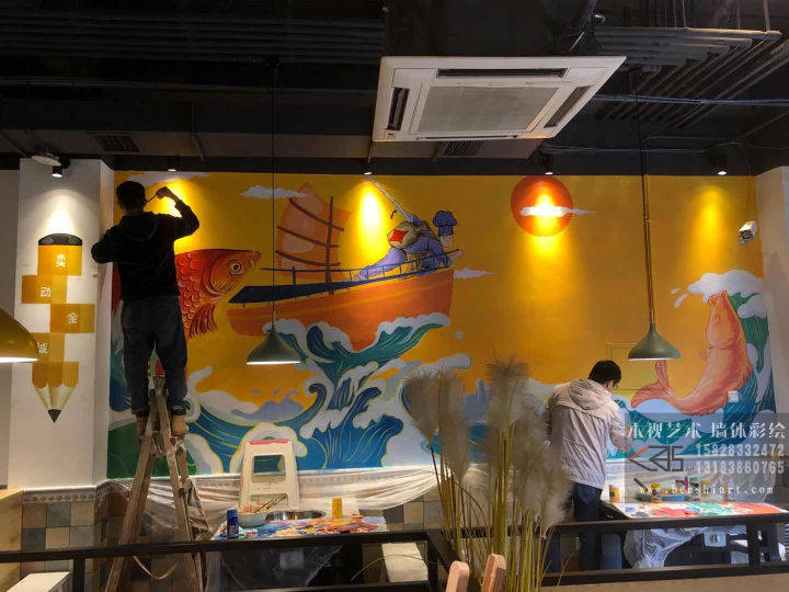 墙体彩绘施工的工序