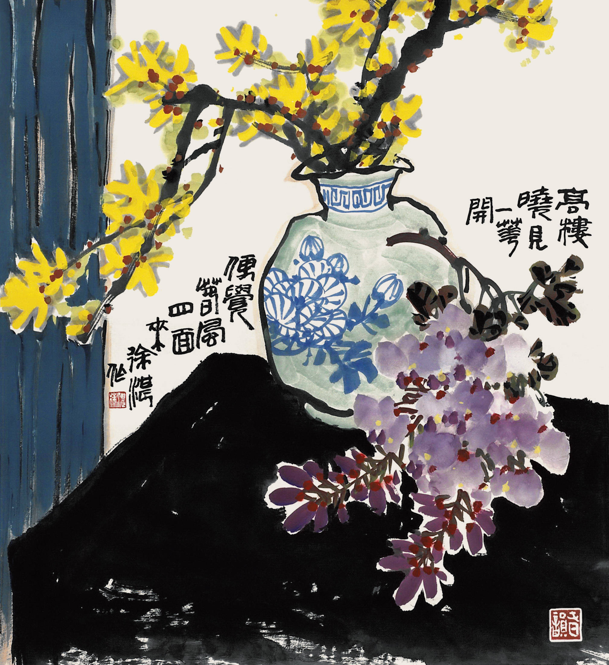 当代名家名作---徐湛作品_花鸟画