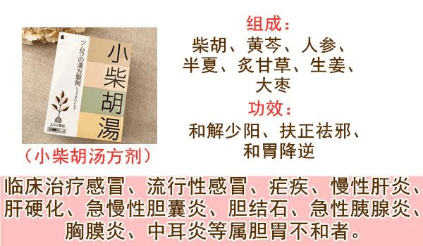 小柴胡汤的作用主要就是疏肝理气.其中,最重要的一