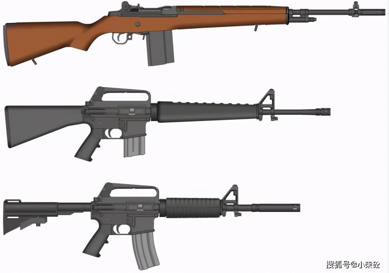 美国的m14步枪,m16步枪,m4卡宾枪,m4全称为"model",翻译过来和我们常