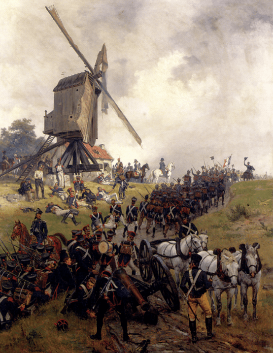 拿破仑雄心勃勃回到法国,却在滑铁卢惨遭兵败,雄心壮志都成空