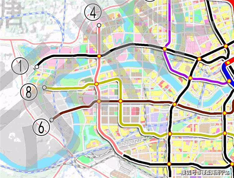 南宁地铁线最新规划2020-2035年高清版,部分站点位置曝光!