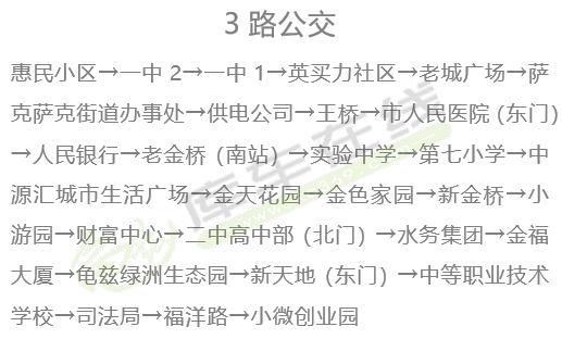 库车最新公交线路图建议收藏