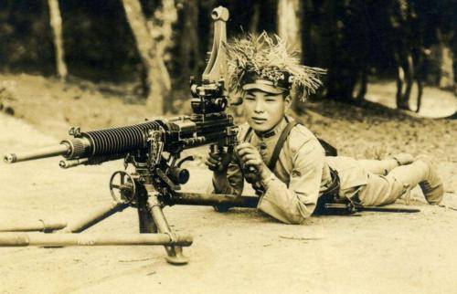 抗战时期的日军机枪