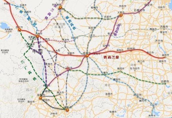 有几条高铁从庆阳通过?_铁路