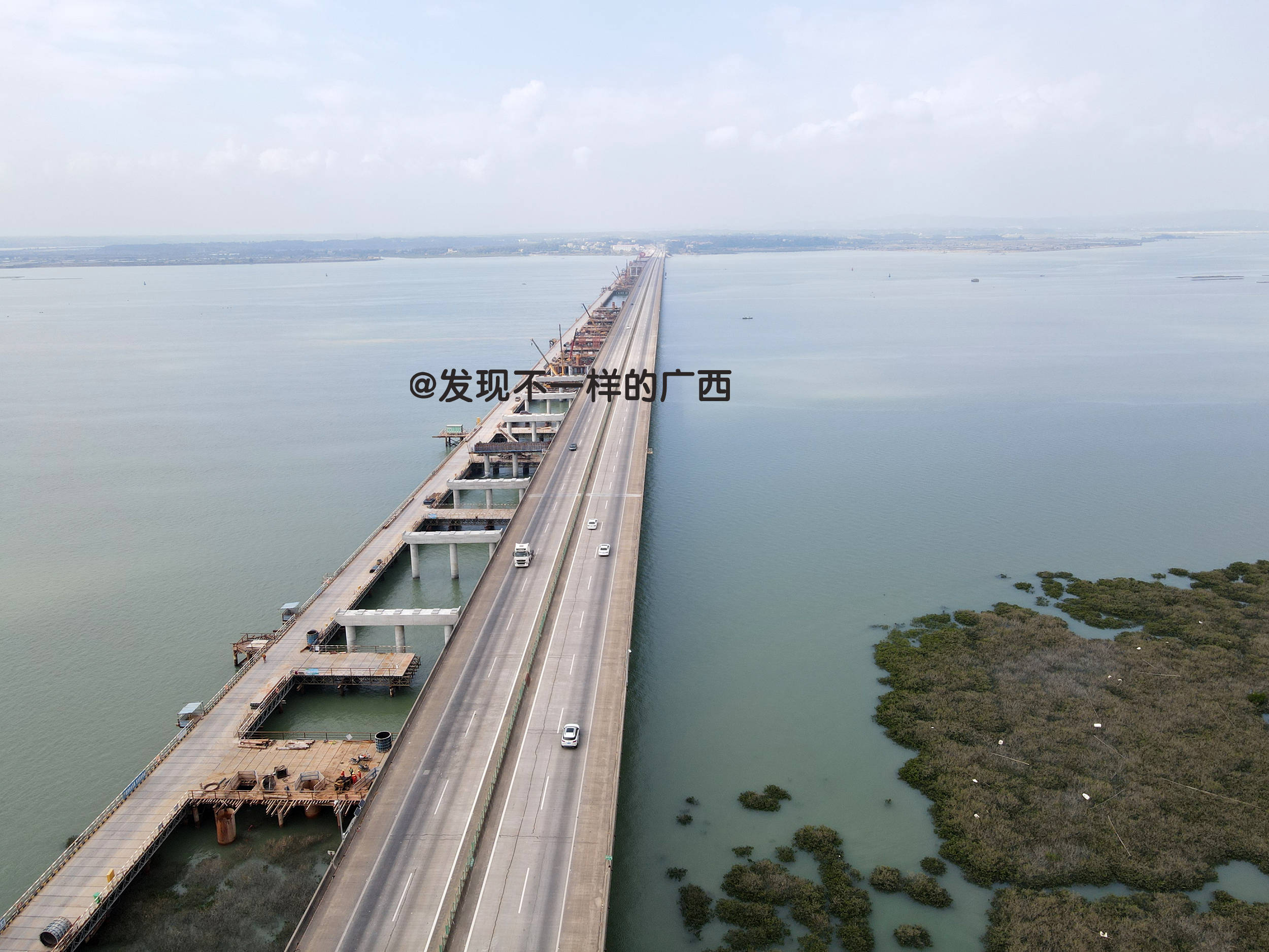 北海今年将争取开工建设铁山港第二座跨海大桥,连通龙港新区