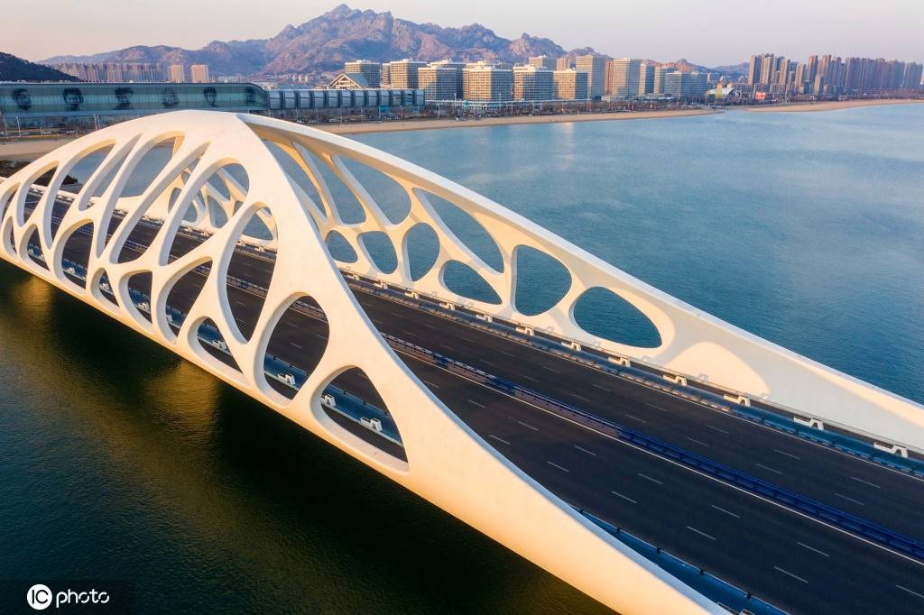 中国最美的大桥——青岛珊瑚贝桥