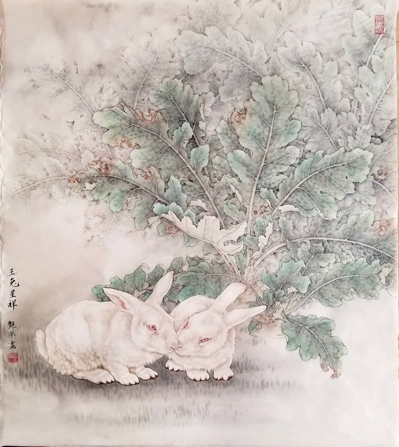 当代工笔画名家吴艳萍