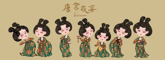《唐宫夜宴》又出圈?插画师:该我出手了
