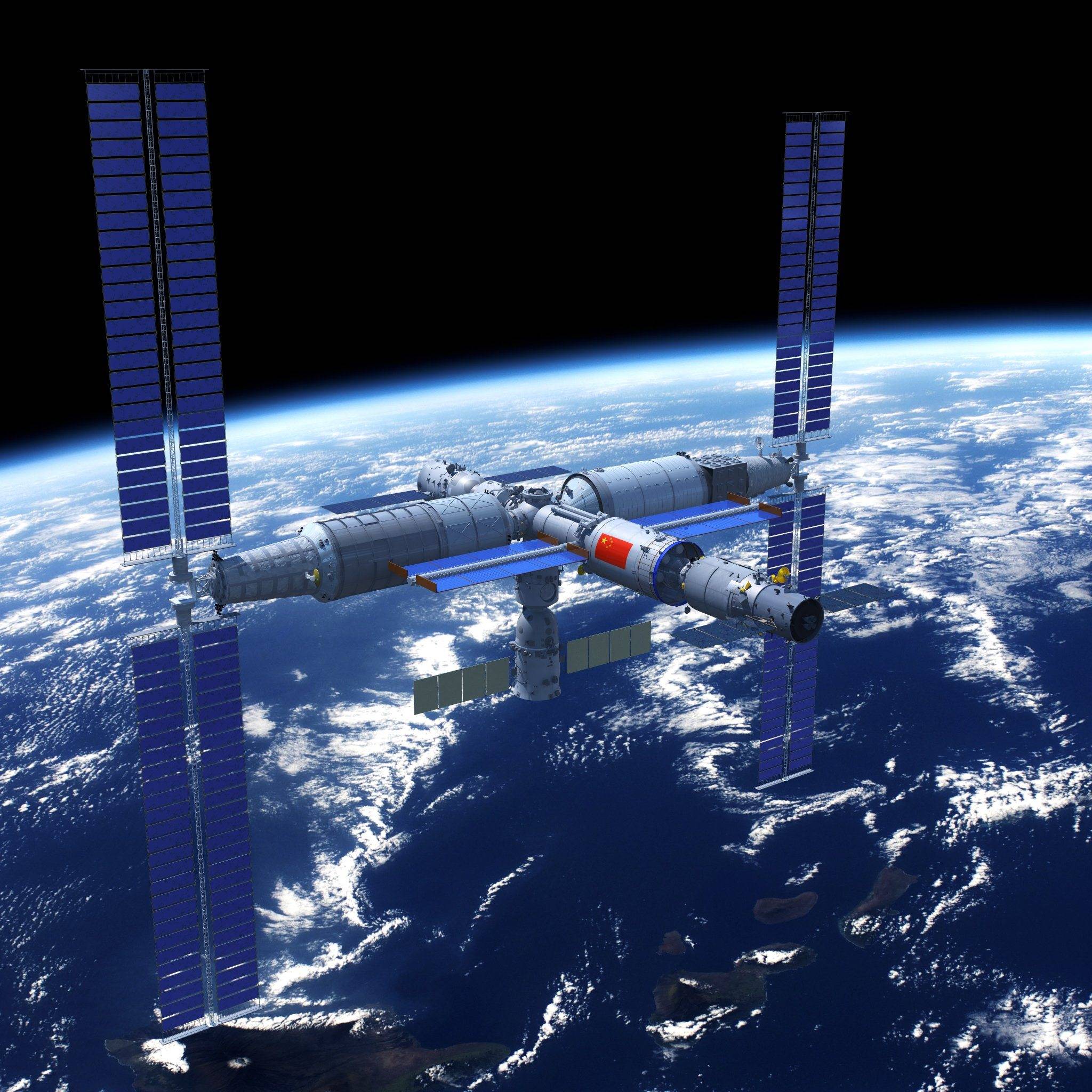 航天工程稳步推进,未来几年要建成国际空间站,彰显国家综合国力.