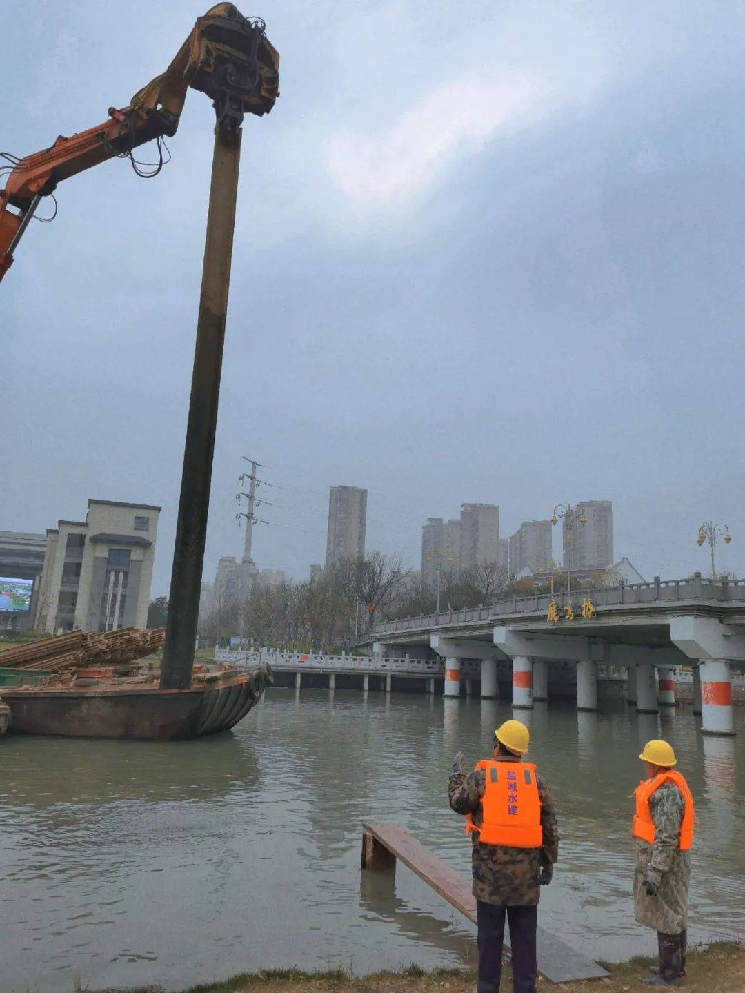 串场河市区段"见底"疏浚!近况大图为您奉上_盐城