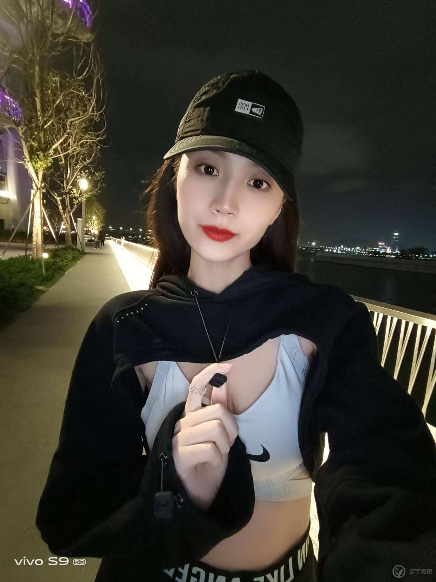 夜景自拍