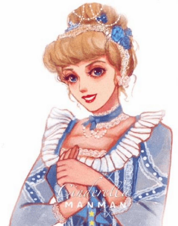 原创迪士尼公主穿上洛丽塔,艾莎仙气飘飘,白雪换上红色洛裙