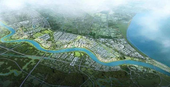 绿地海湾新城效果图 引领建设浙江大湾区,高水平建设甬江科创大走廊