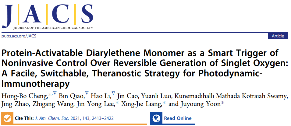 noninvasive control over reversible generation of singlet oxygen