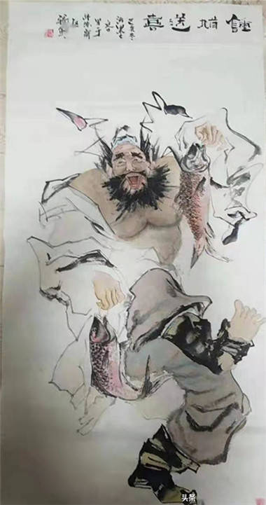 画家孙铁国画作品亮相西安书画艺术博览会