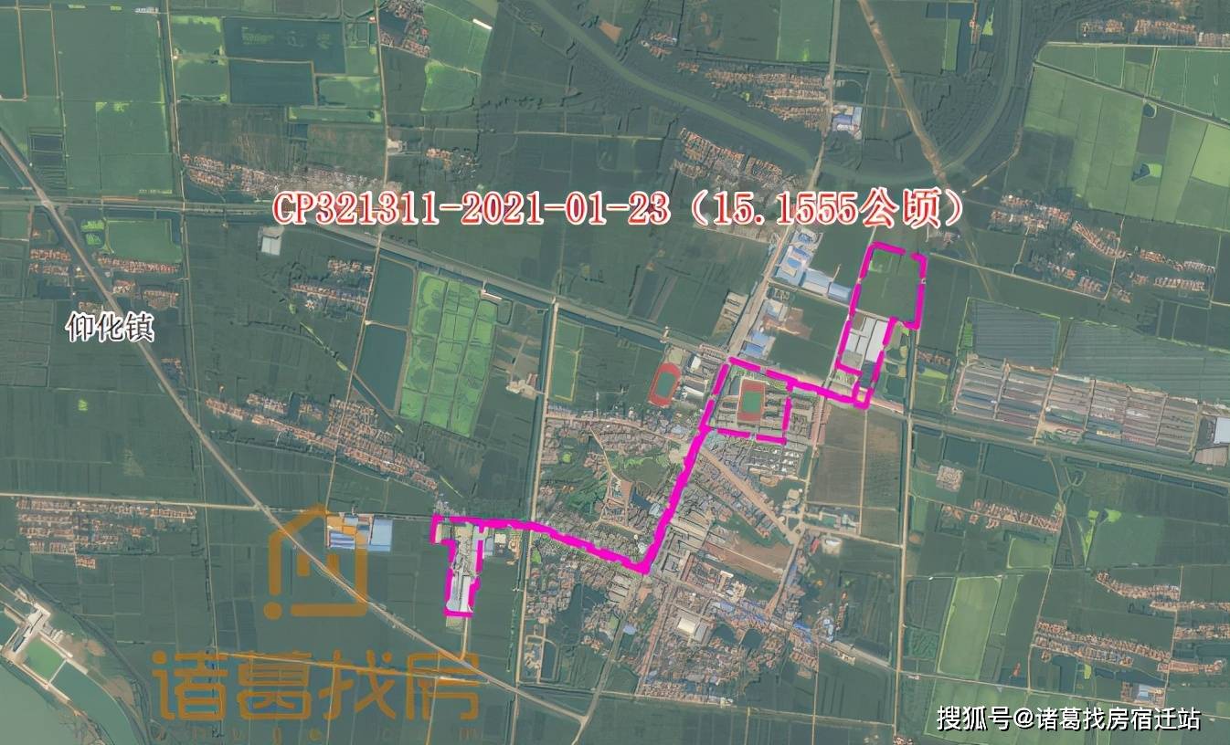 开发片区 22(cp321311-2021-01-22)位于大兴镇,东至丁 丁长线,南至