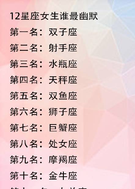 12星座的吃饭速度,12星座女生谁最幽默