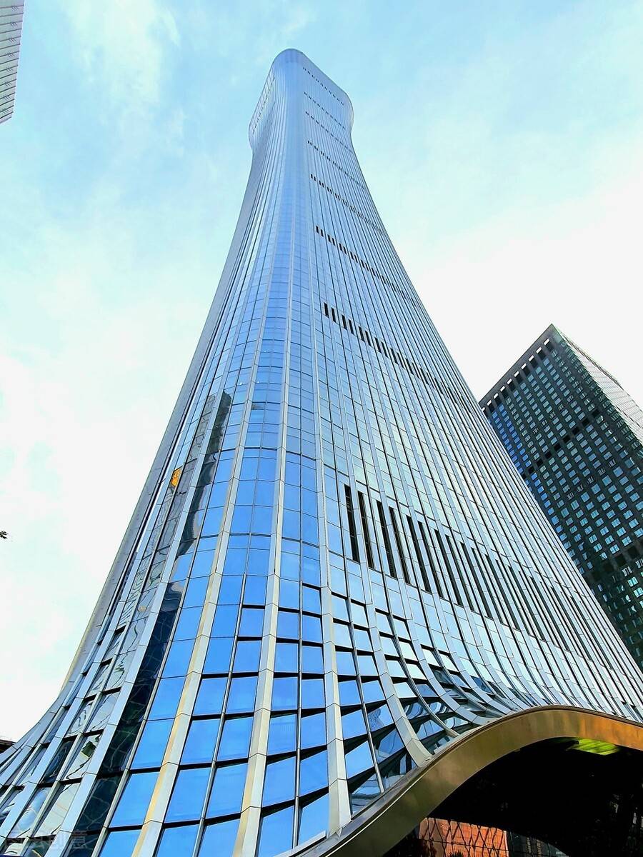高528米首都擎天柱北京中信大厦中国尊