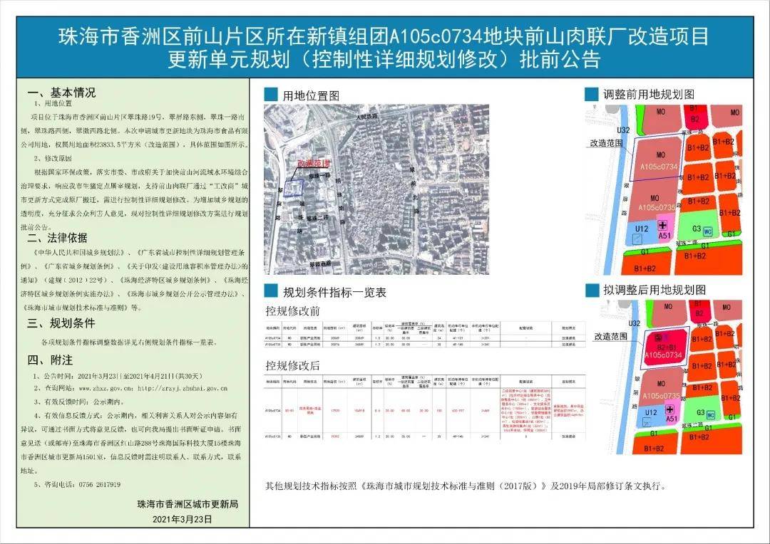 150米摩天大楼!前山肉联厂改造项目控规修改批
