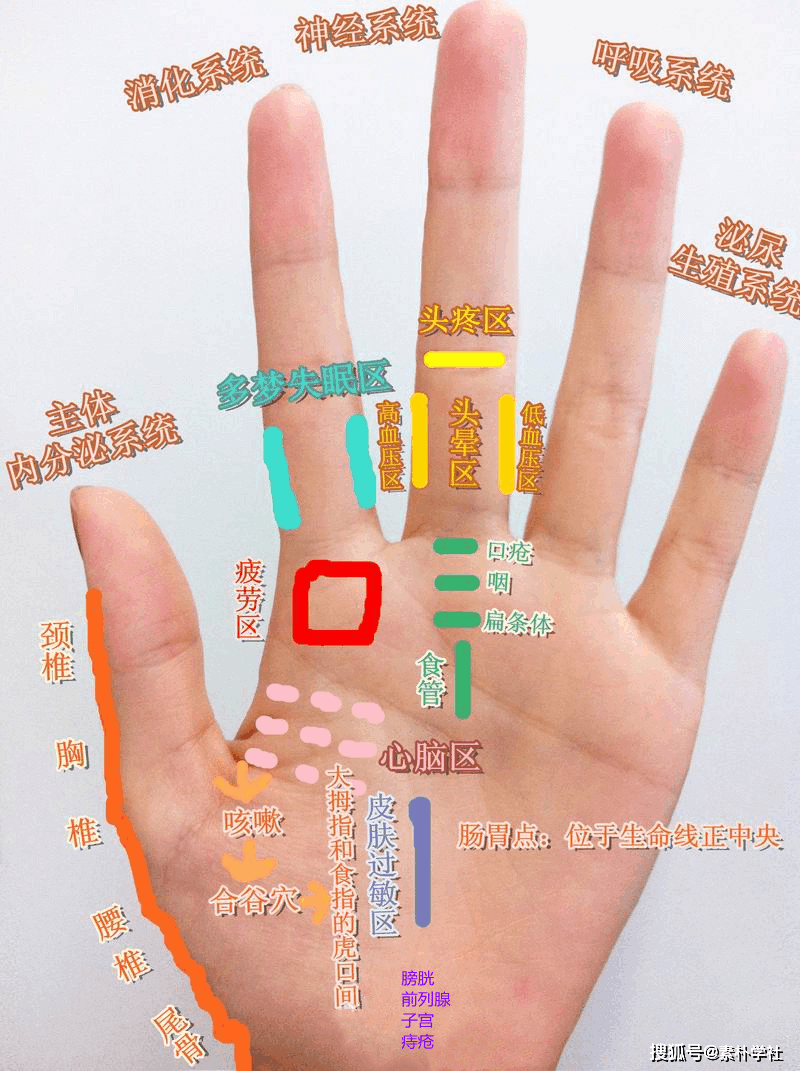 我们会建议他们将左手掌心搭在右肩,每天晚上这样做一个小时,期间不动