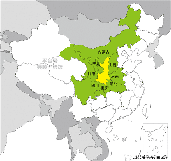 8个邻居的省份:陕西—内蒙古,宁夏,甘肃,四川,重庆,湖北,河南,山西.