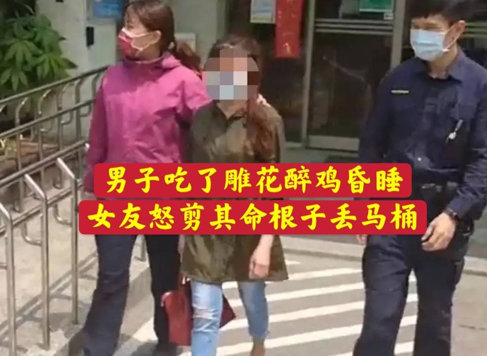 原创法律:男友吃了雕花醉鸡昏睡,女友怒剪其命根子丢马桶