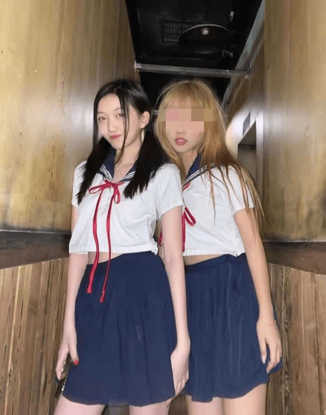 原创14岁李嫣扎双马尾似王菲露脐装秀身材曲线网友和漂亮不搭边