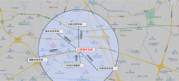 新吴码头文化为主题服务周边一公里江溪寰宇生鲜打造品质型特色菜场