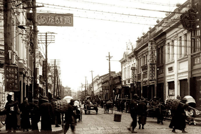 历史老照片:1933年的黑龙江哈尔滨