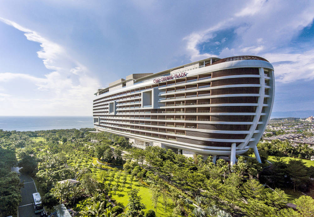 设计所打造的ihg洲际酒店集团旗下 三亚海棠湾仁恒皇冠假日度假酒店