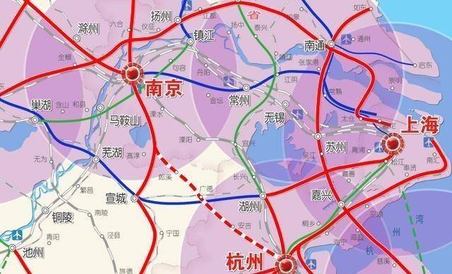 南京都市圈规划研究3个高铁城际项目:宁杭高铁二通道是其中之一