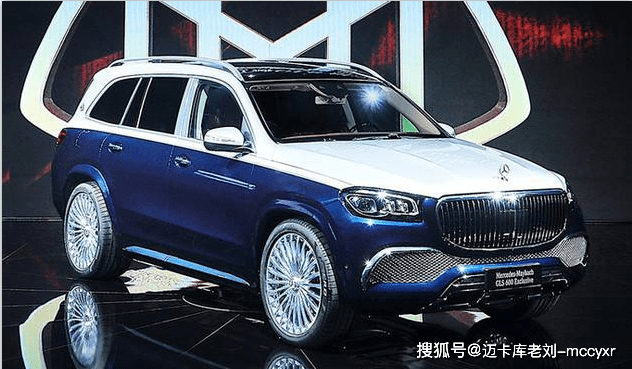 奔驰gls450内外升级迈巴赫gls600钻石白/钙石蓝外观,米白/爱马仕橙