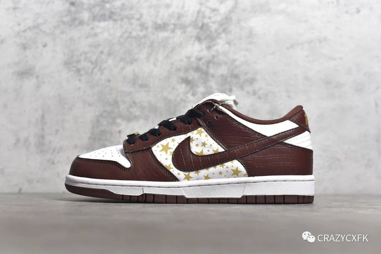 耐克nike sb dunk low 联名 supreme 五角星星低帮运动板鞋评测