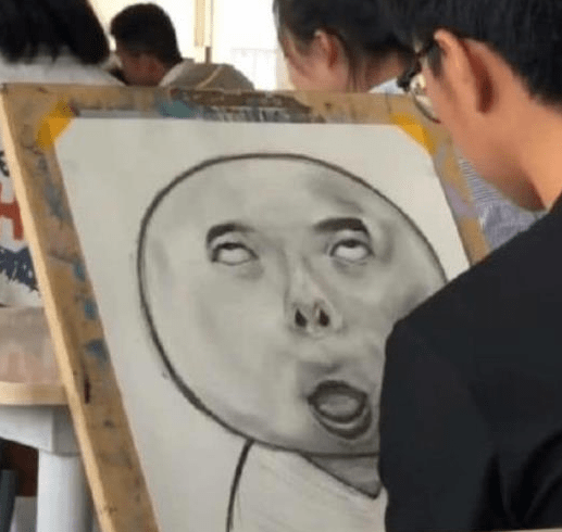 原创当美术生画到一半懒得画了画风逐渐沙雕起来老师你是魔鬼吗