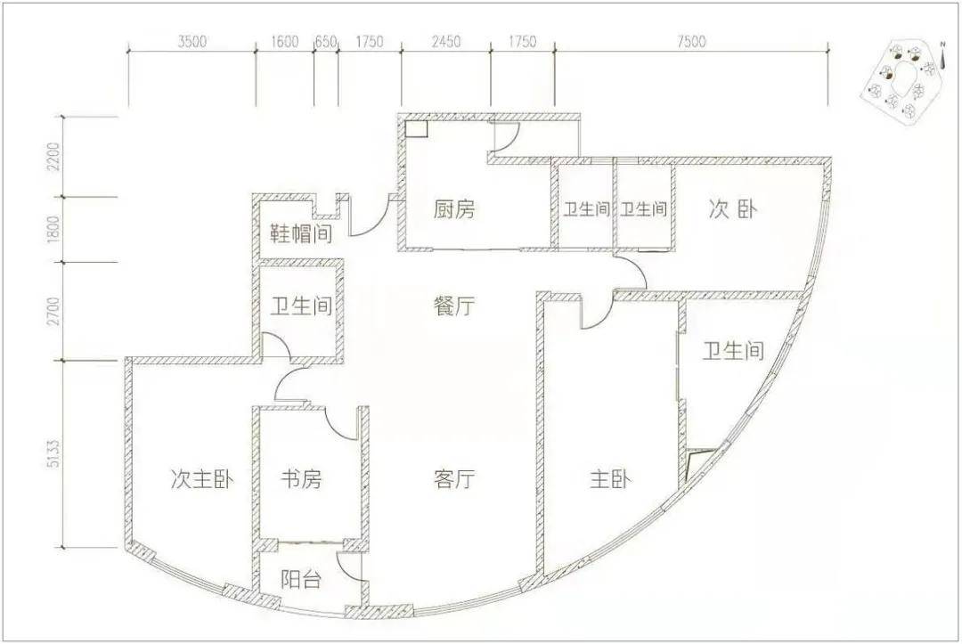 江东永和府215平户型