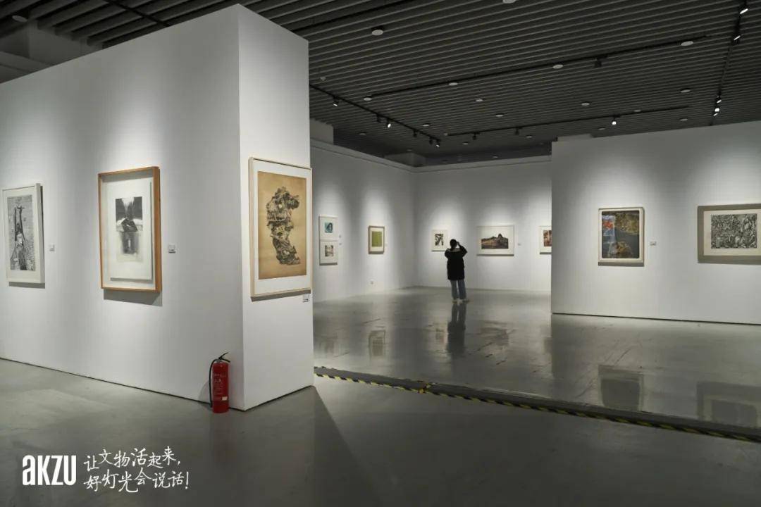 博物馆照明之江西省美术馆:勇猛精进,埃克苏灯光演绎虚苑版画十年历程
