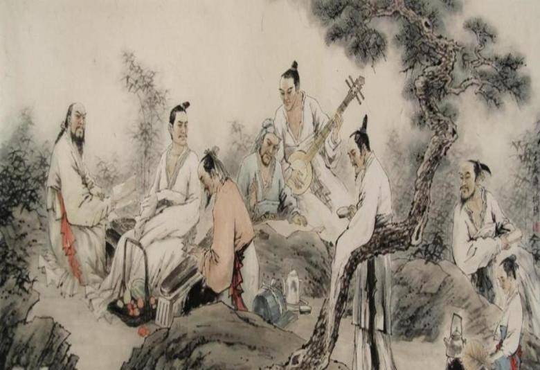 七子,是汉建安年间七位文学家的合称,包括孔融,陈琳,王粲,徐干,阮瑀