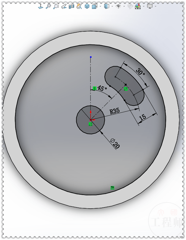 用solidworks画的圆柱凸轮