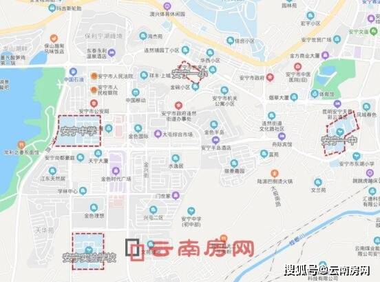 安宁几大名校集中在了大屯新区及其周边