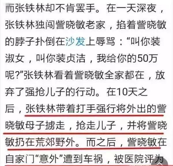 被张铁林抢走私生子,为夺儿子遭车祸致9级伤残的訾晓敏,如今怎样