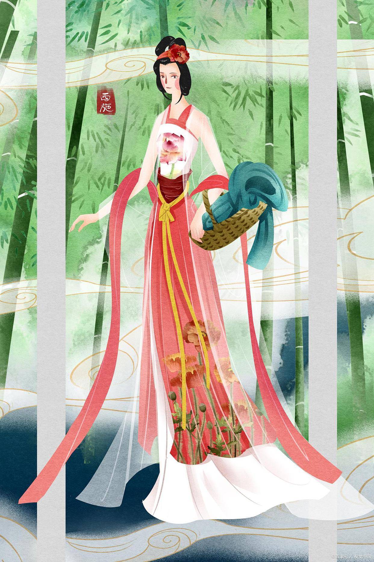 中国四大美女,西施复原图像女明星,难怪吴王夫差不爱江山爱美人