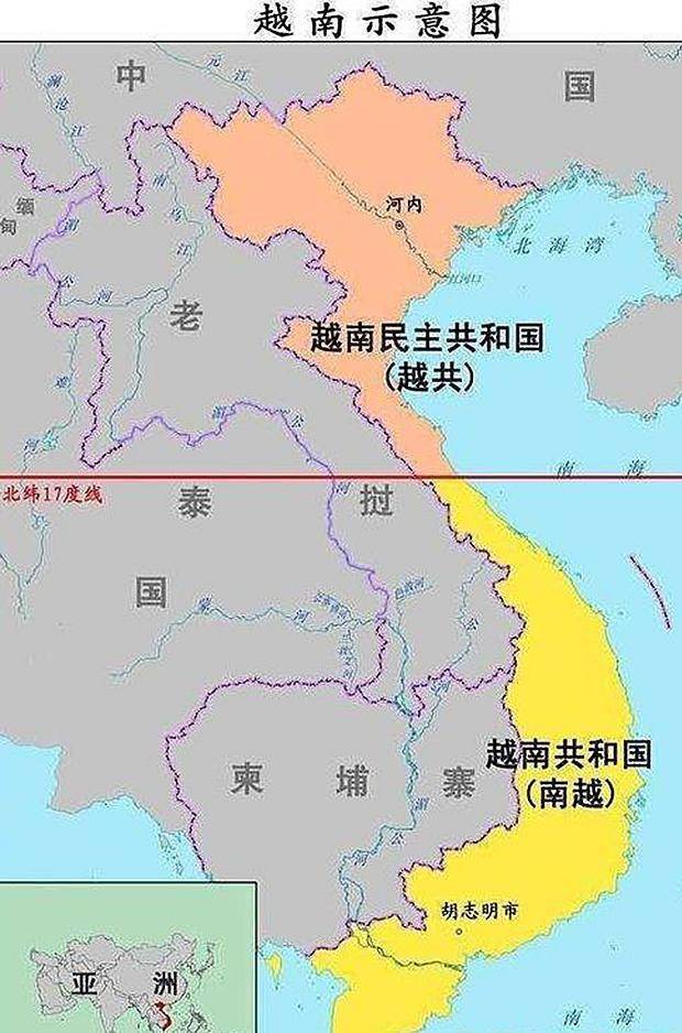 原创越南的执着之心越南地图为何总将老挝和柬埔寨纳入自己版图之内