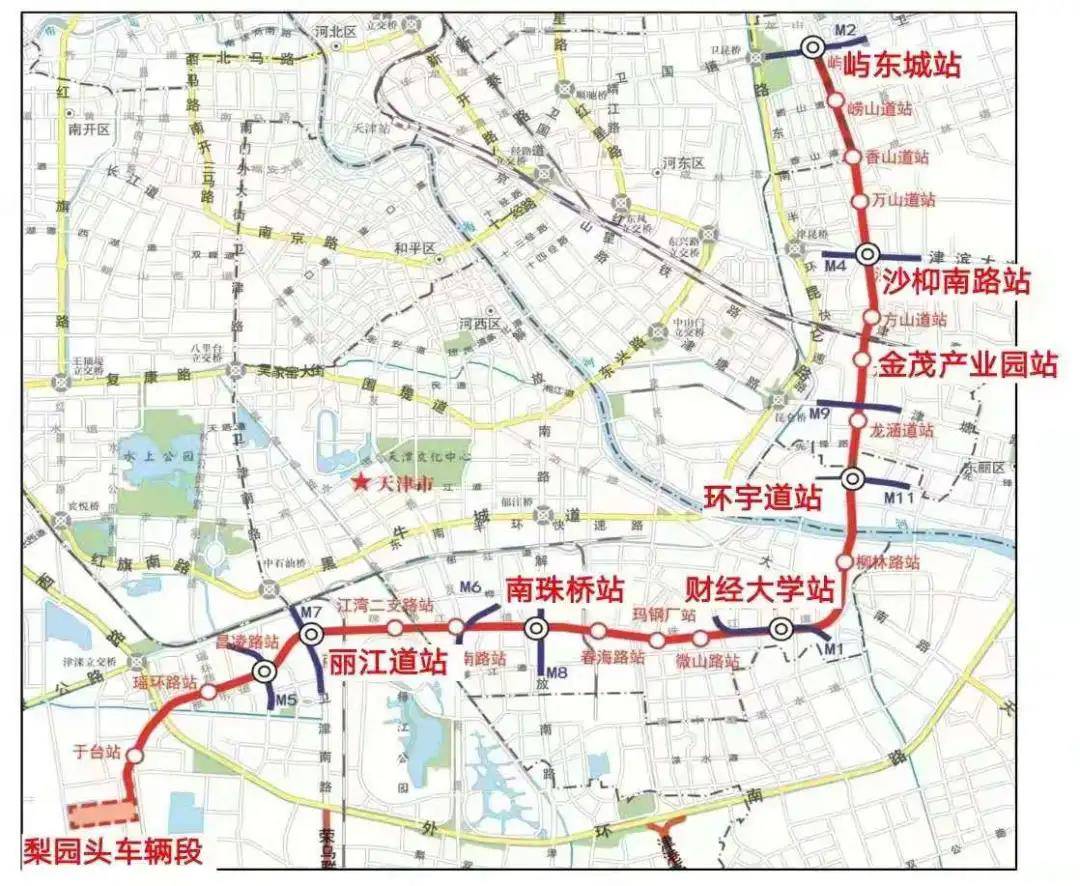天津7条在建地铁线路最新进展 4号线南段年内通车运营_车站