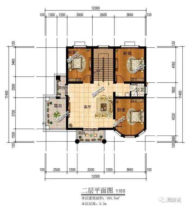 32平方米,建筑面积:657.94平方米,开间18米,进深15.