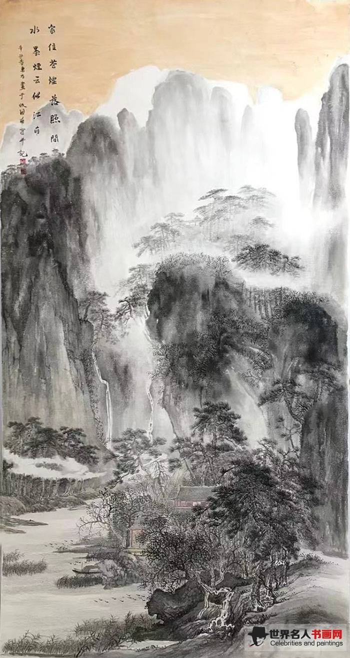 艺术界实力派画家孟东方:笔墨展华彩,山河入画来_作品