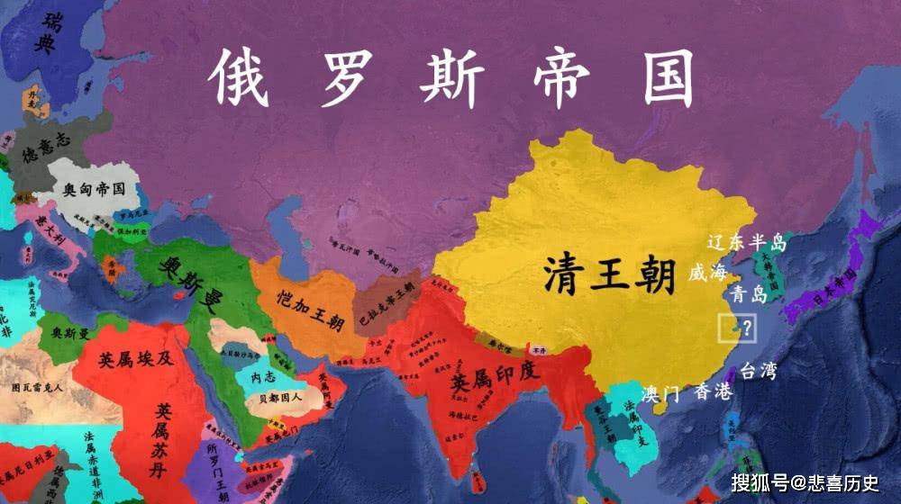 原创从1840年至1945年,世界上损失领土比例最多的十个国家